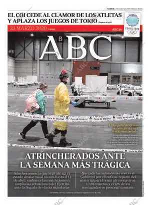 ABC MADRID 23-03-2020 página 1