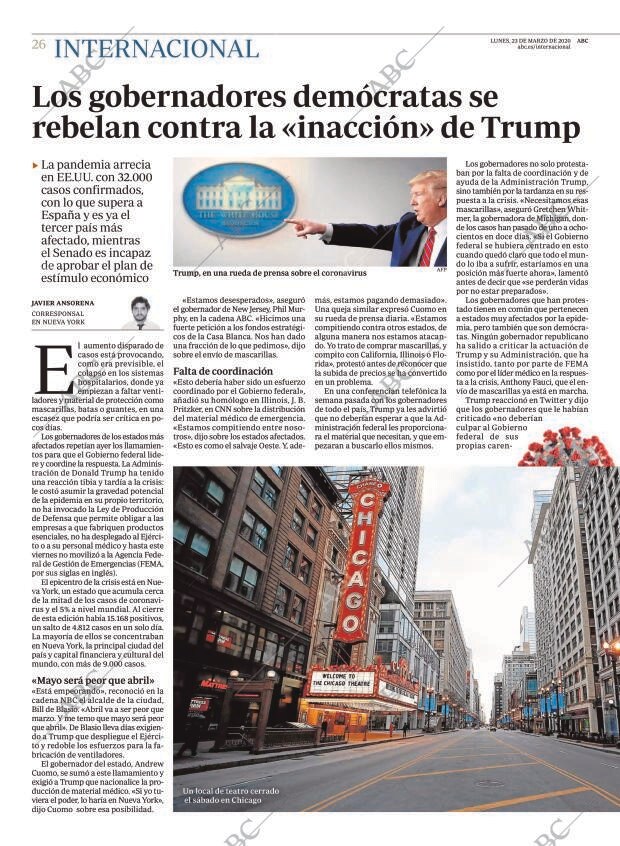 ABC MADRID 23-03-2020 página 26