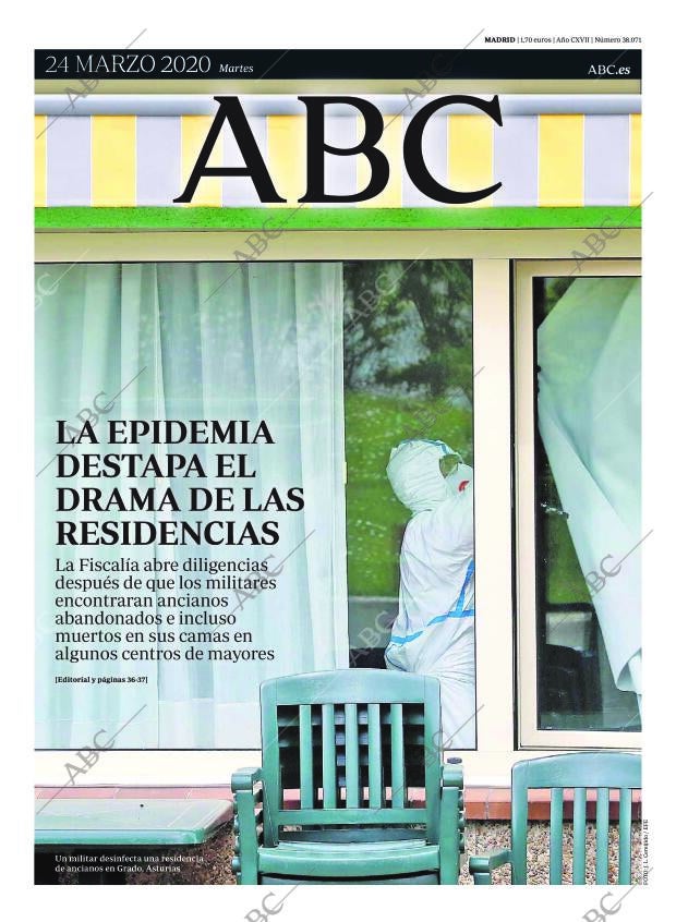 ABC MADRID 24-03-2020 página 1