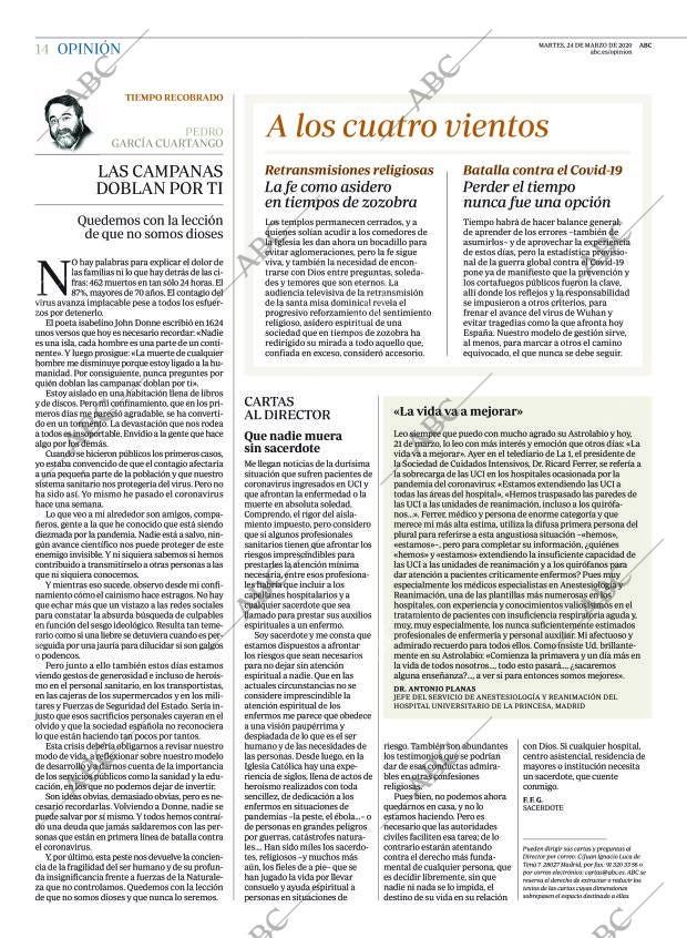 ABC MADRID 24-03-2020 página 14