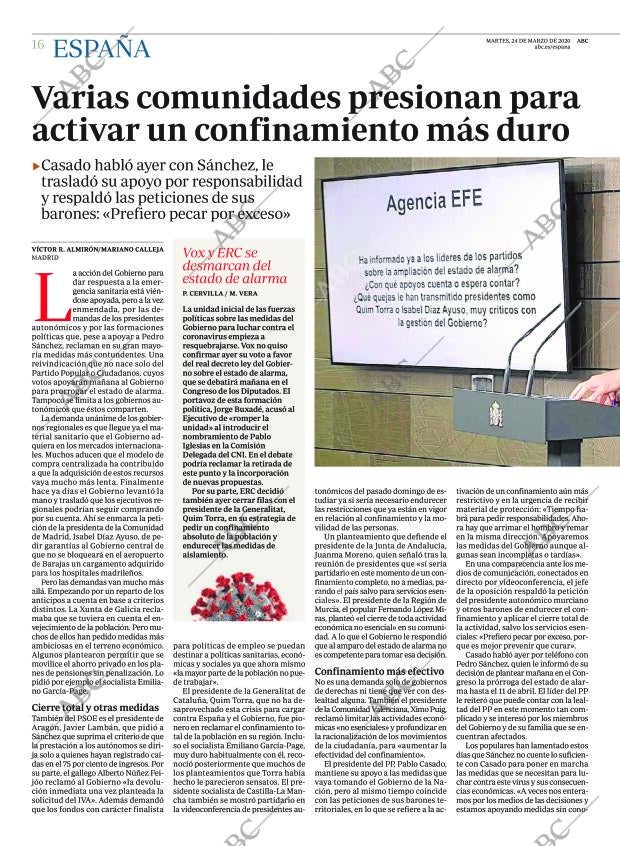 ABC MADRID 24-03-2020 página 16