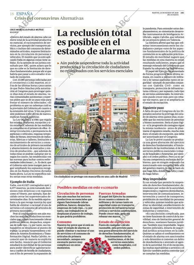 ABC MADRID 24-03-2020 página 18