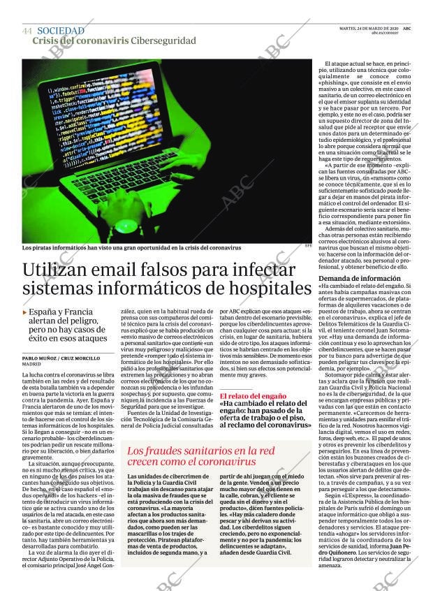 ABC MADRID 24-03-2020 página 44