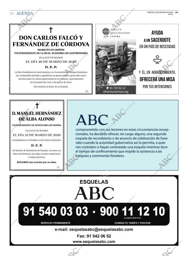 ABC MADRID 24-03-2020 página 56