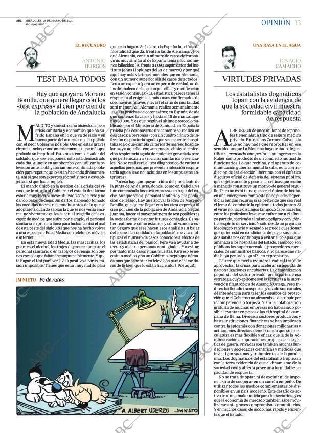 ABC MADRID 25-03-2020 página 13