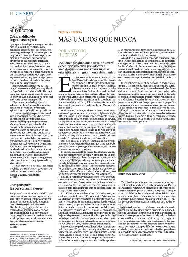 ABC MADRID 25-03-2020 página 14