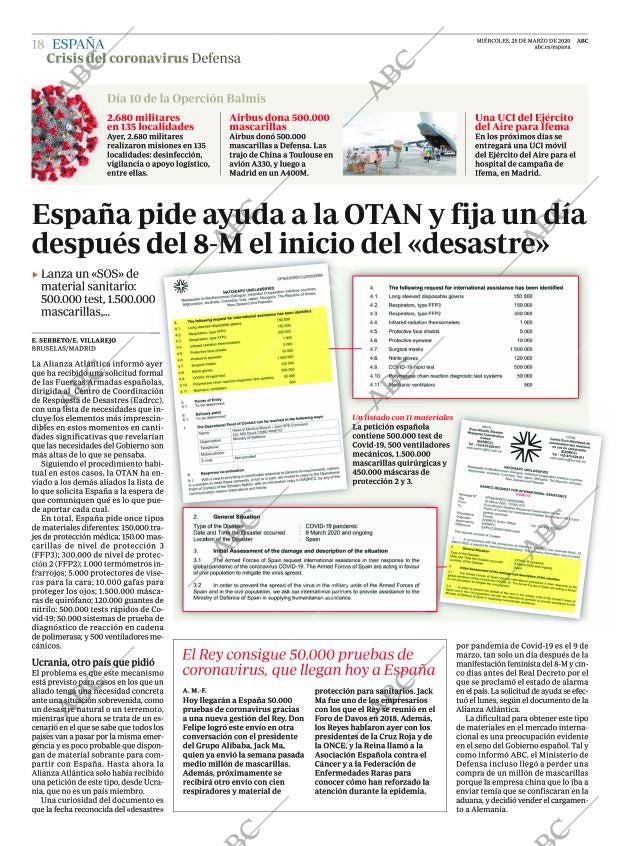 ABC MADRID 25-03-2020 página 18