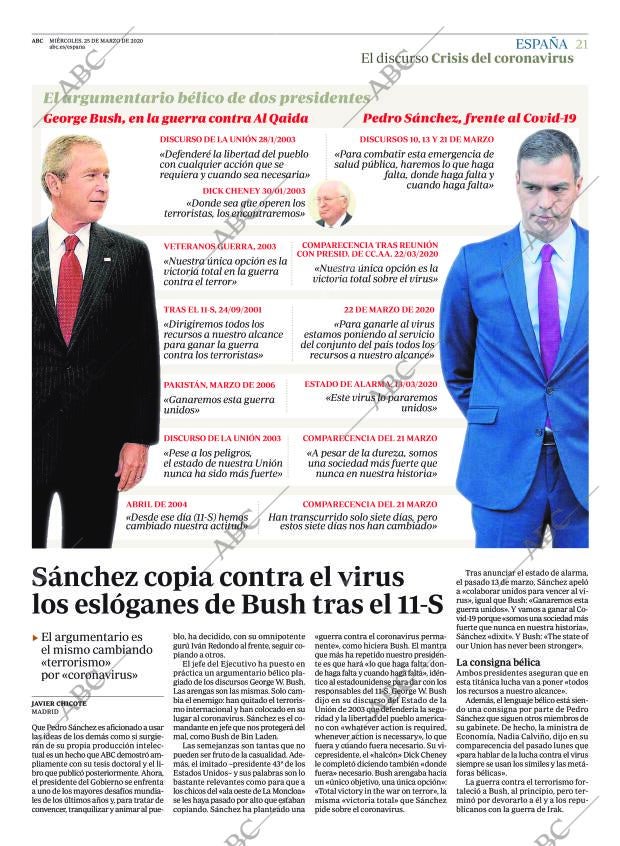 ABC MADRID 25-03-2020 página 21