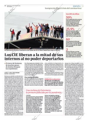 ABC MADRID 25-03-2020 página 23