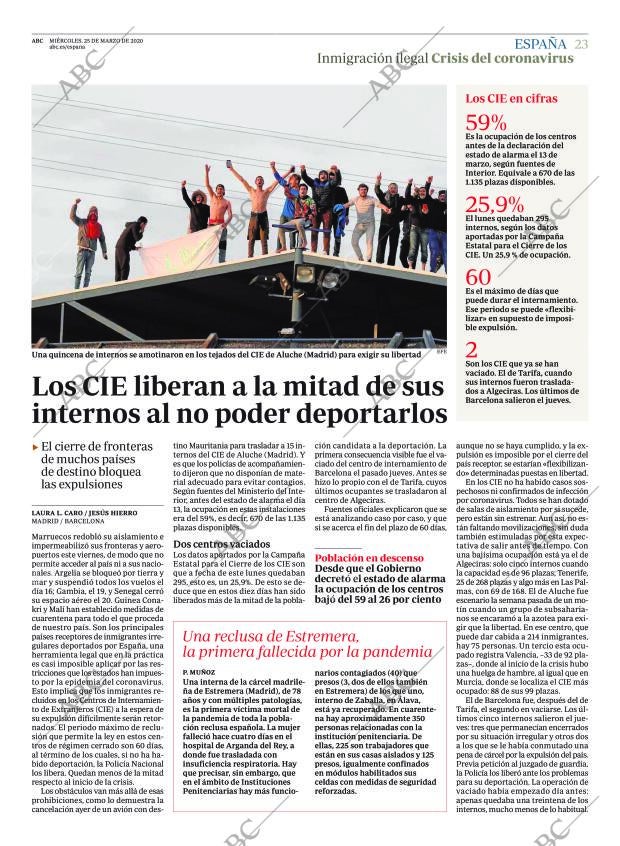 ABC MADRID 25-03-2020 página 23