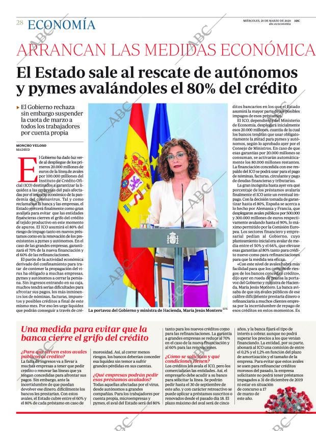 ABC MADRID 25-03-2020 página 28