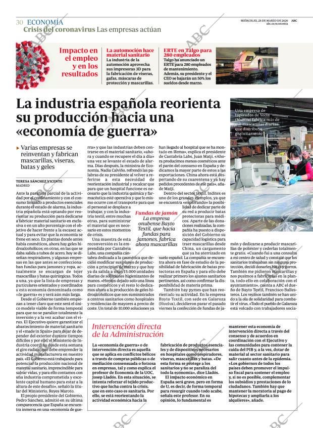 ABC MADRID 25-03-2020 página 30