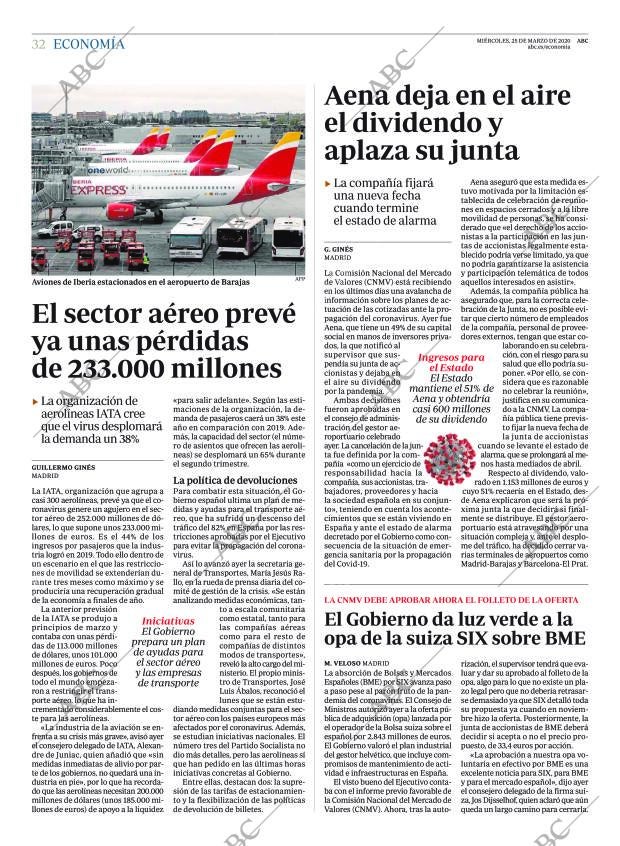 ABC MADRID 25-03-2020 página 32