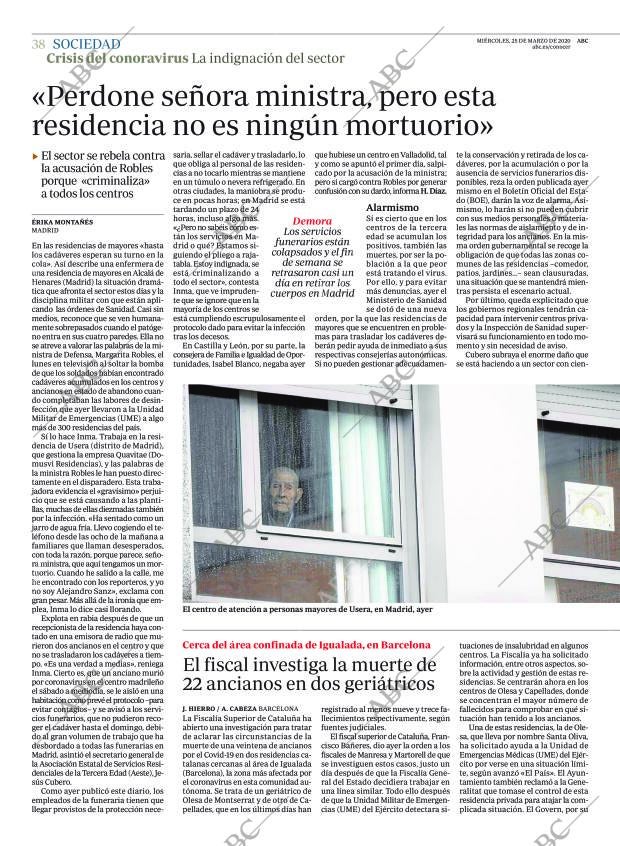 ABC MADRID 25-03-2020 página 38