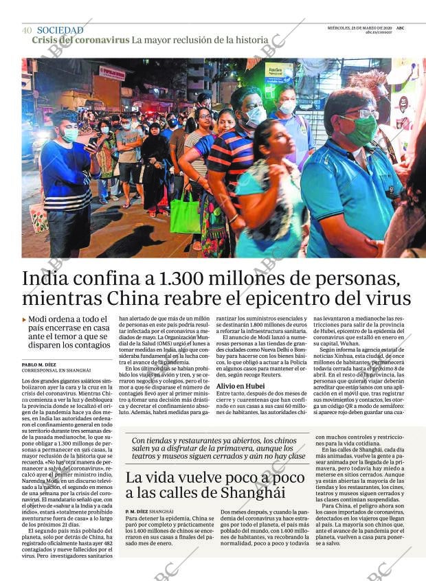 ABC MADRID 25-03-2020 página 40