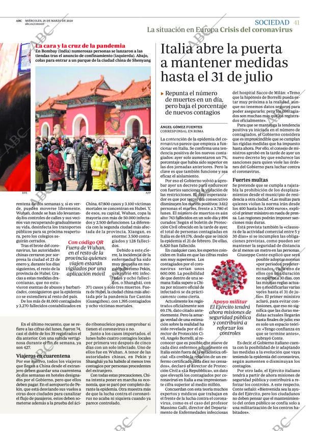 ABC MADRID 25-03-2020 página 41