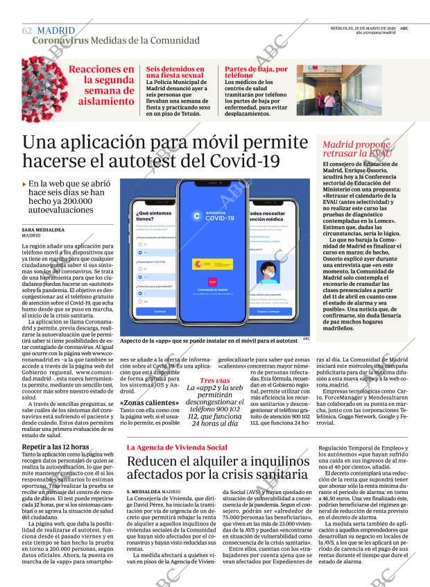 ABC MADRID 25-03-2020 página 62