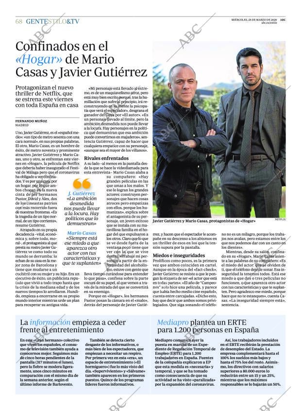 ABC MADRID 25-03-2020 página 68