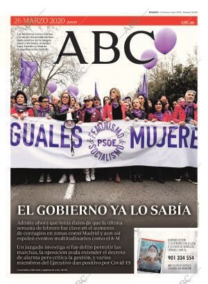 ABC MADRID 26-03-2020 página 1