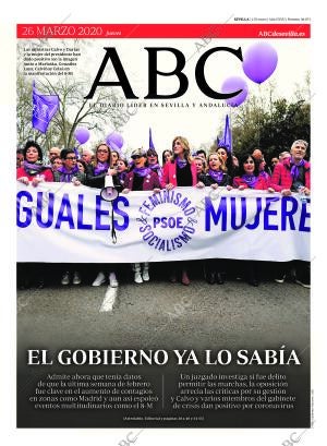 ABC SEVILLA 26-03-2020 página 1