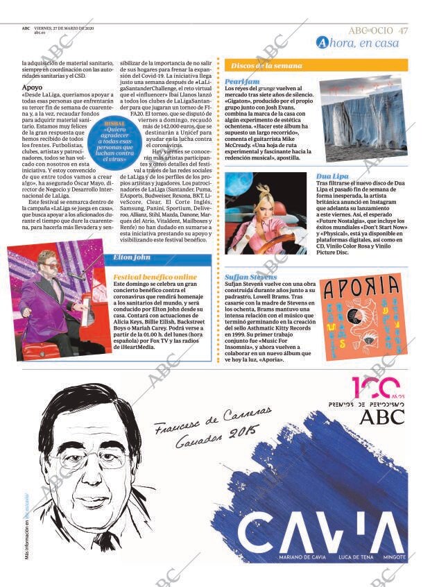 ABC MADRID 27-03-2020 página 47