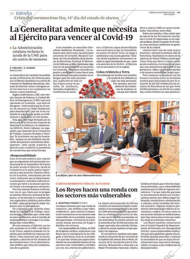 ABC MADRID 28-03-2020 página 18