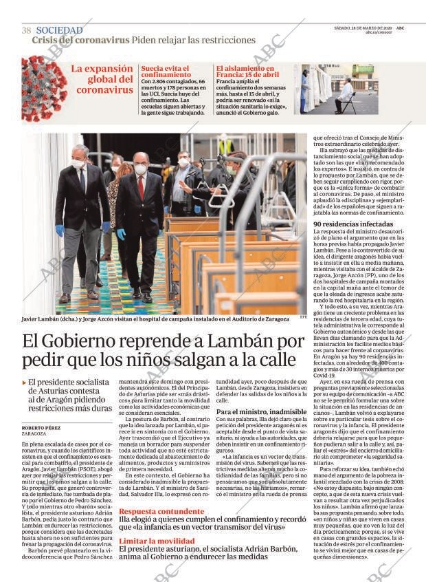 ABC MADRID 28-03-2020 página 38