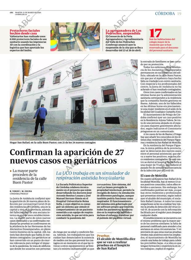 ABC CORDOBA 31-03-2020 página 19