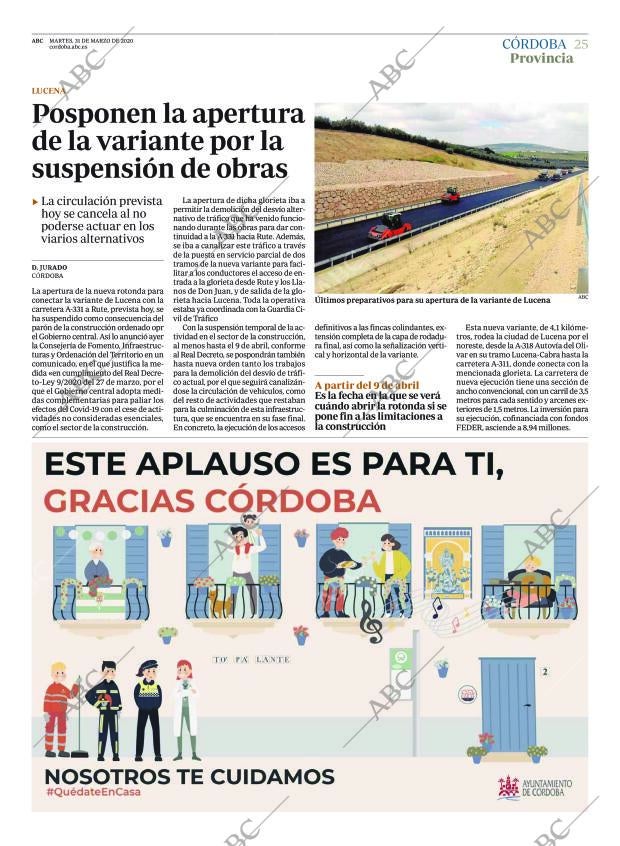 ABC CORDOBA 31-03-2020 página 25
