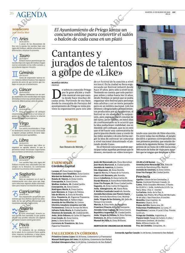 ABC CORDOBA 31-03-2020 página 26