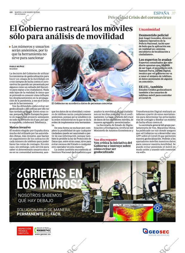 ABC CORDOBA 31-03-2020 página 37