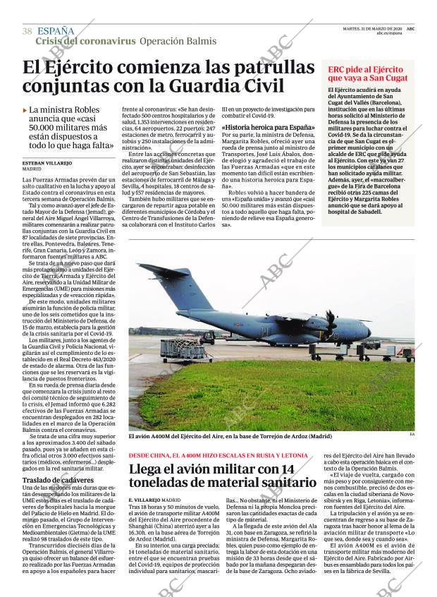ABC CORDOBA 31-03-2020 página 38