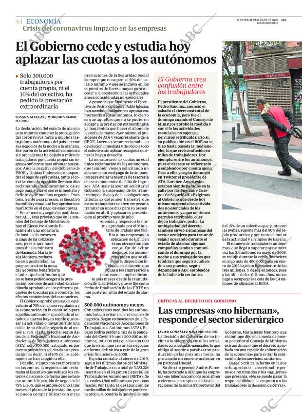 ABC CORDOBA 31-03-2020 página 44