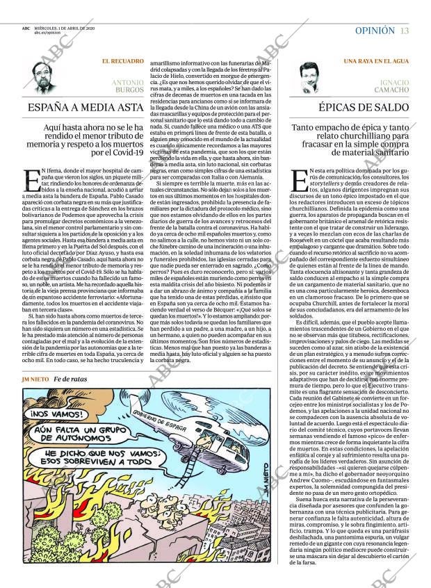 ABC MADRID 01-04-2020 página 13