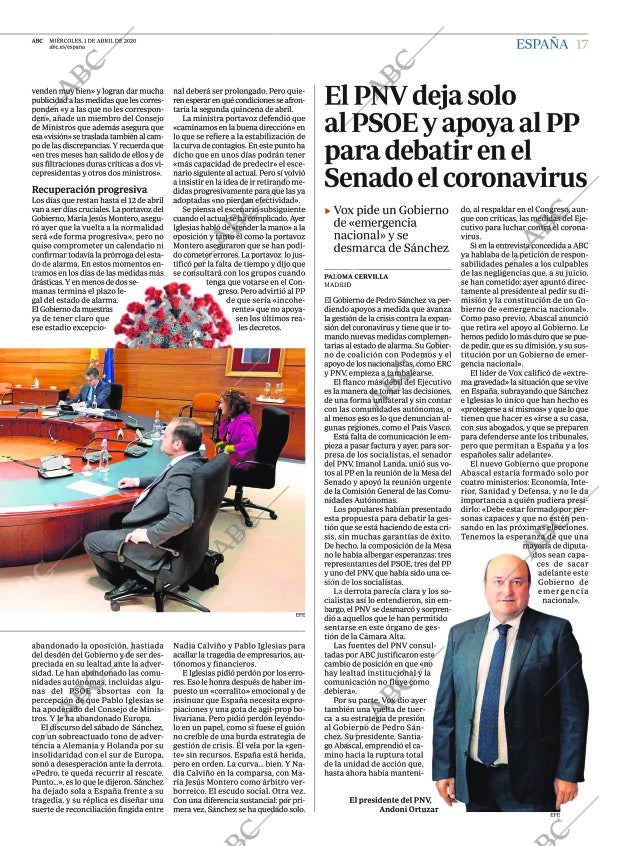 ABC MADRID 01-04-2020 página 17