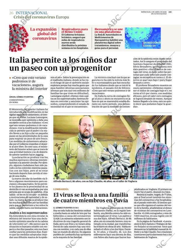 ABC MADRID 01-04-2020 página 26