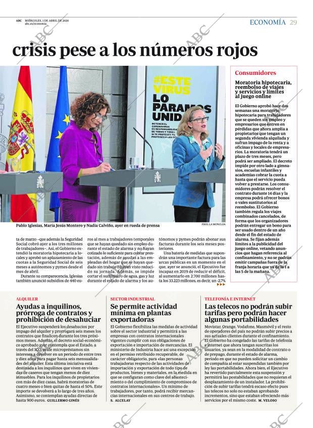 ABC MADRID 01-04-2020 página 29