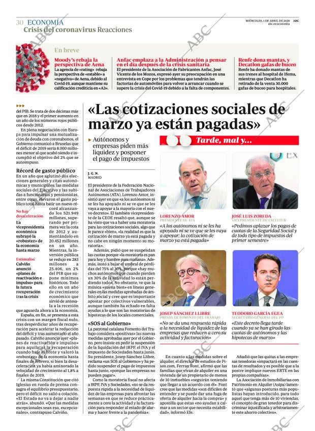 ABC MADRID 01-04-2020 página 30