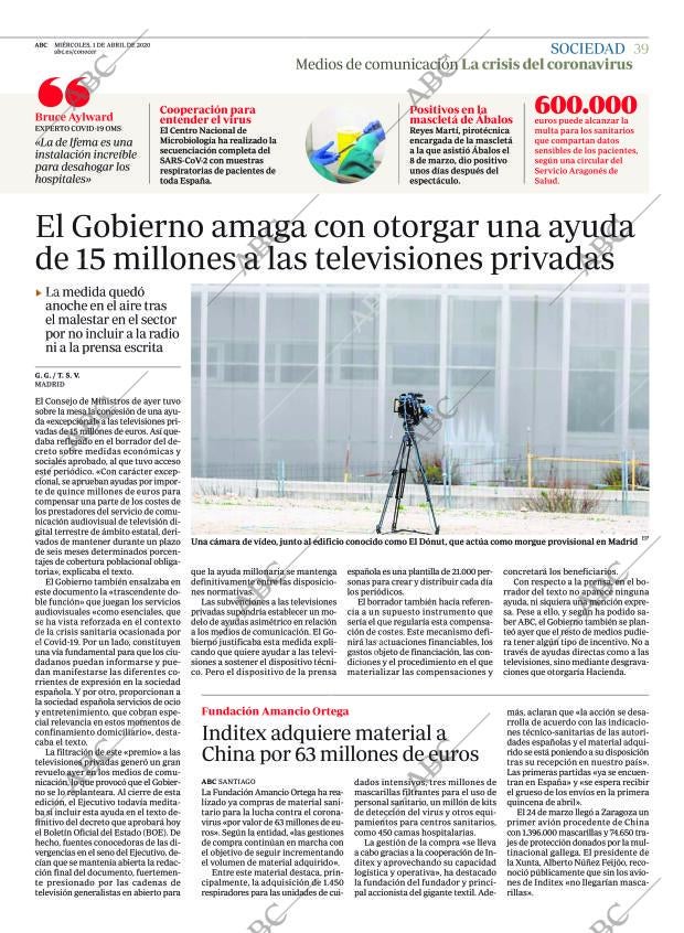 ABC MADRID 01-04-2020 página 39