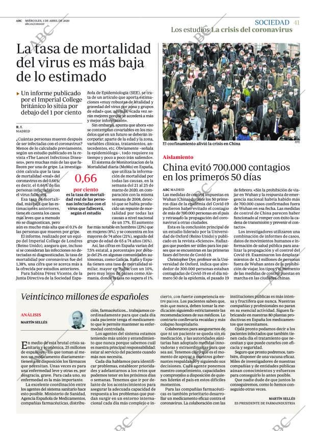 ABC MADRID 01-04-2020 página 41