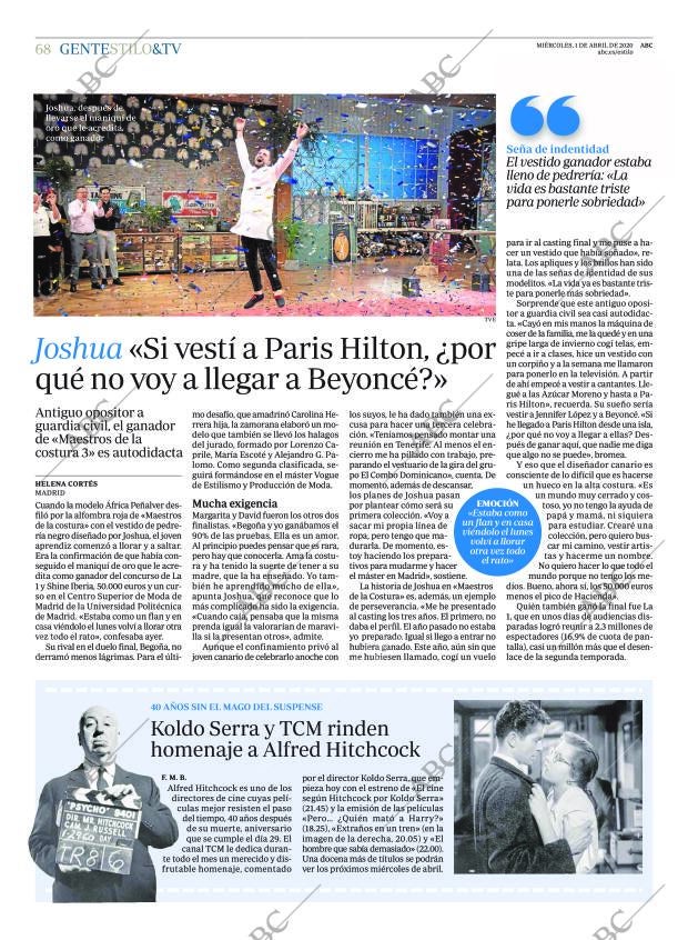 ABC MADRID 01-04-2020 página 68