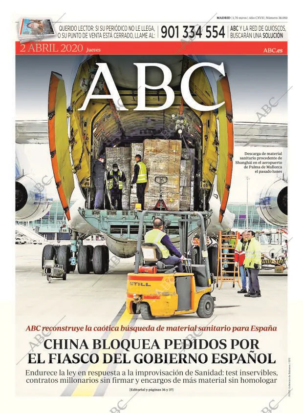 ABC MADRID 02-04-2020 página 1