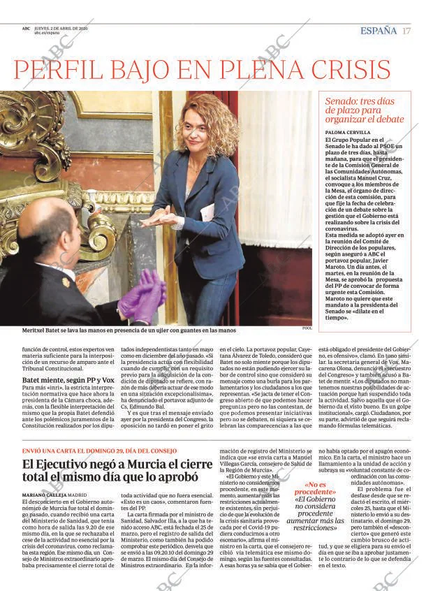 ABC MADRID 02-04-2020 página 17