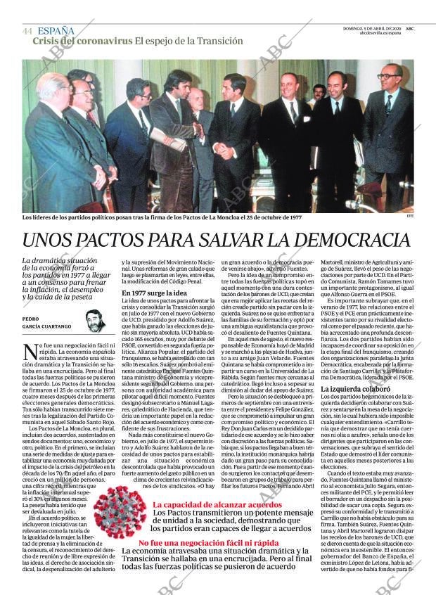 ABC SEVILLA 05-04-2020 página 44