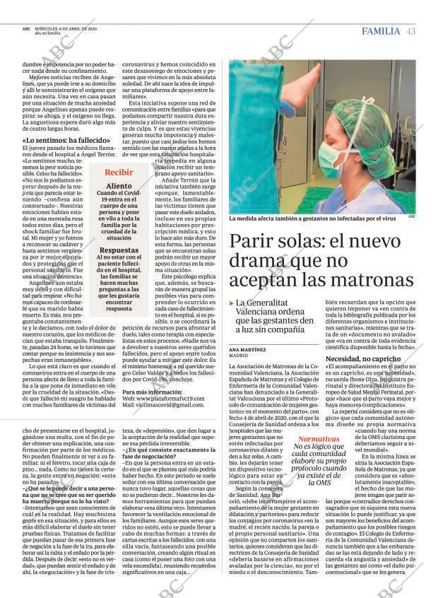 ABC MADRID 08-04-2020 página 43