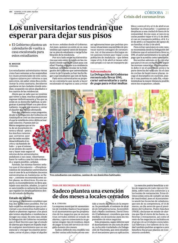 ABC CORDOBA 10-04-2020 página 21