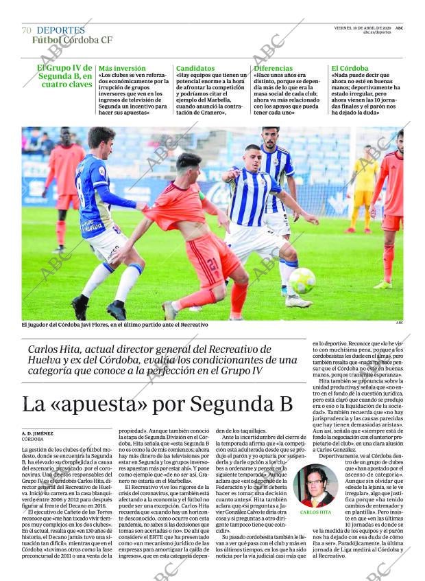 ABC CORDOBA 10-04-2020 página 70
