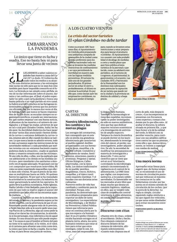 ABC CORDOBA 15-04-2020 página 14