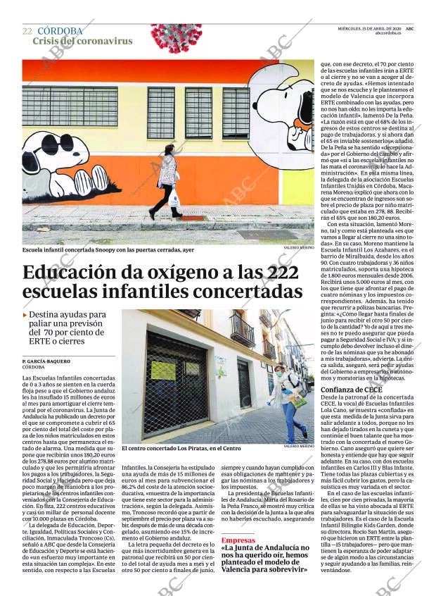 ABC CORDOBA 15-04-2020 página 22