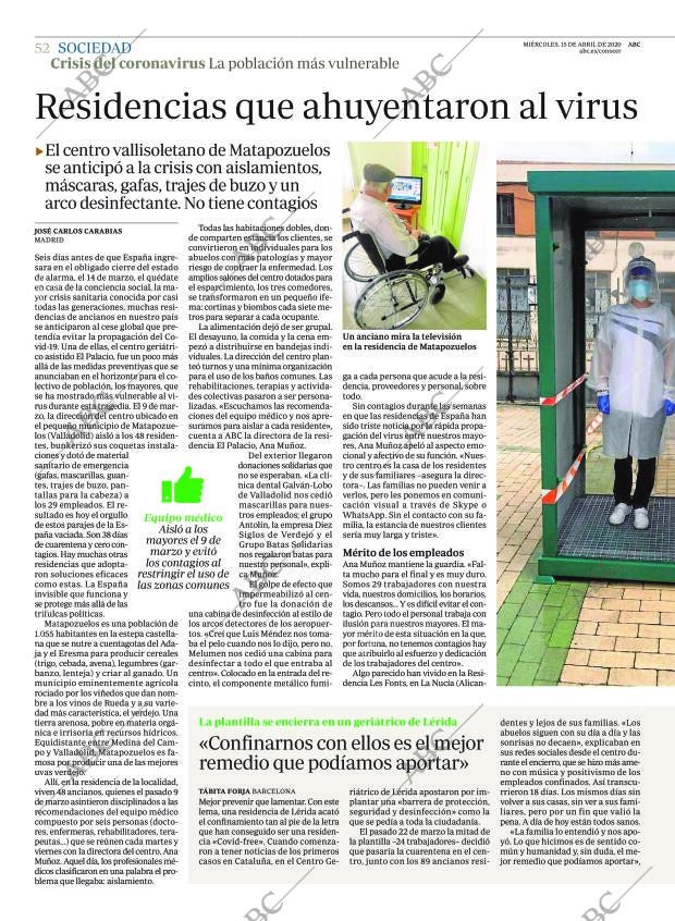 ABC CORDOBA 15-04-2020 página 52
